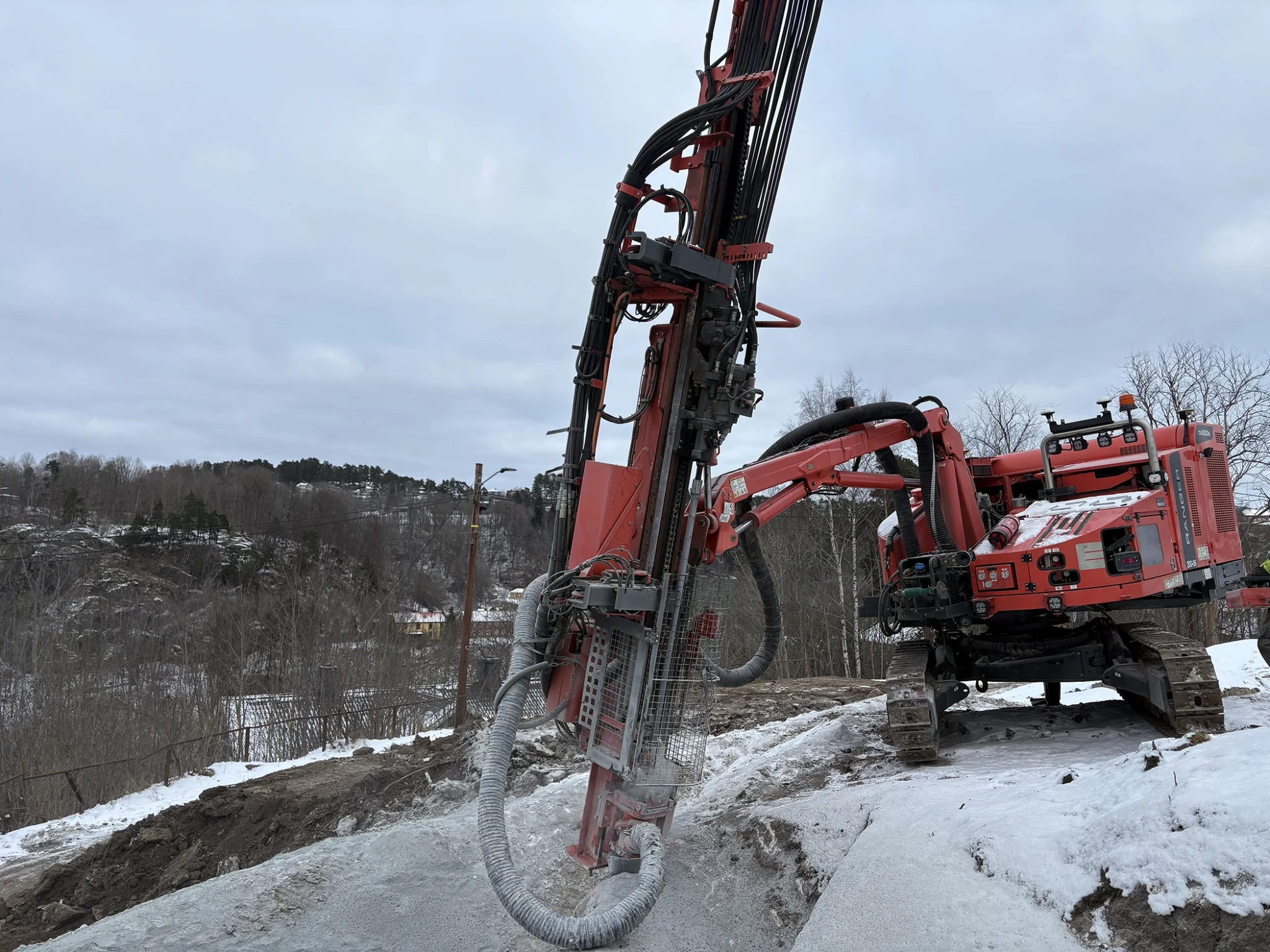 Sandvik Ranger DX600R surface top hammer drill rig for quarry and construction drilling